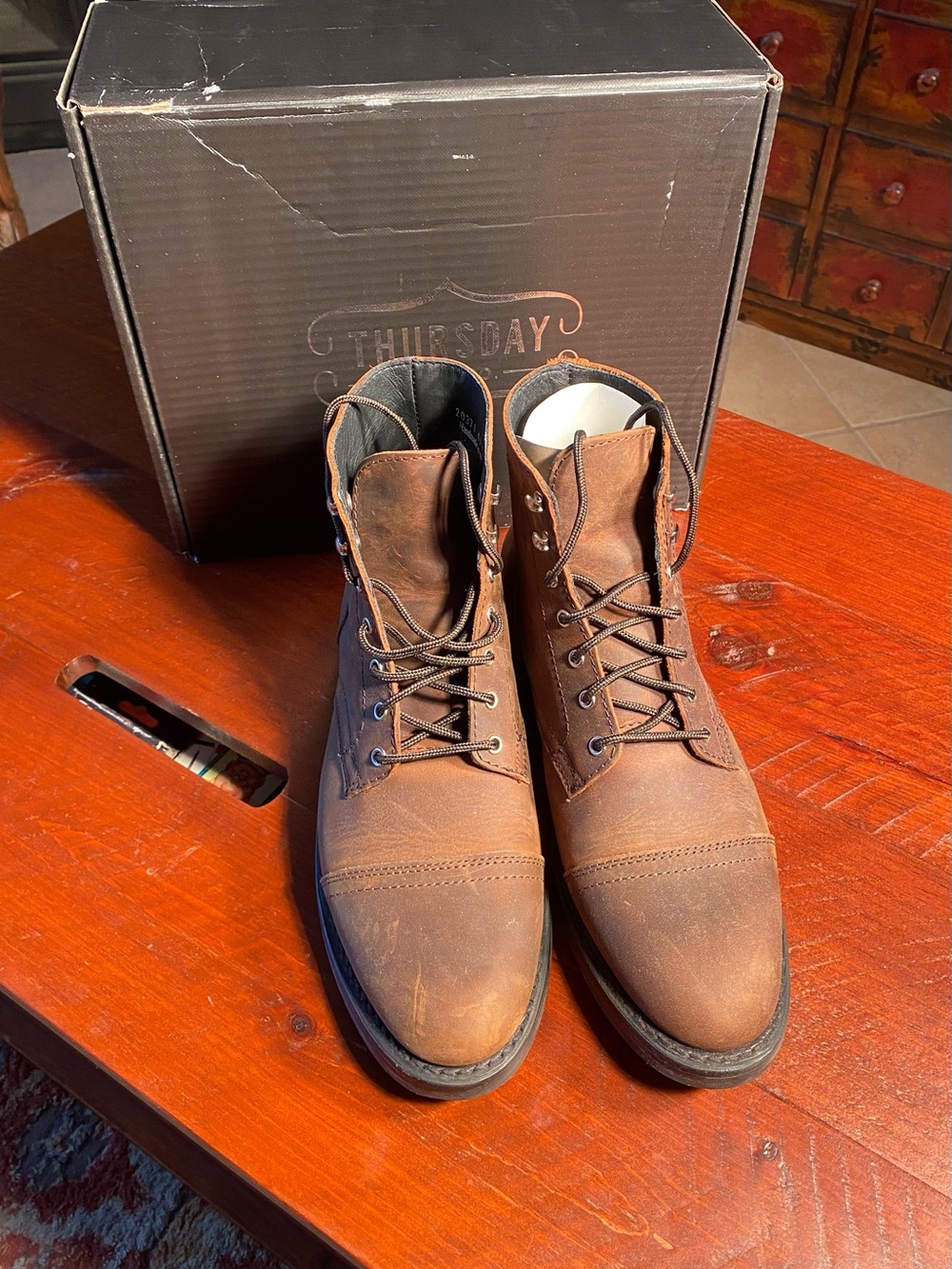 (NEVER WORN) Arizona Captain Boot Size 9.5